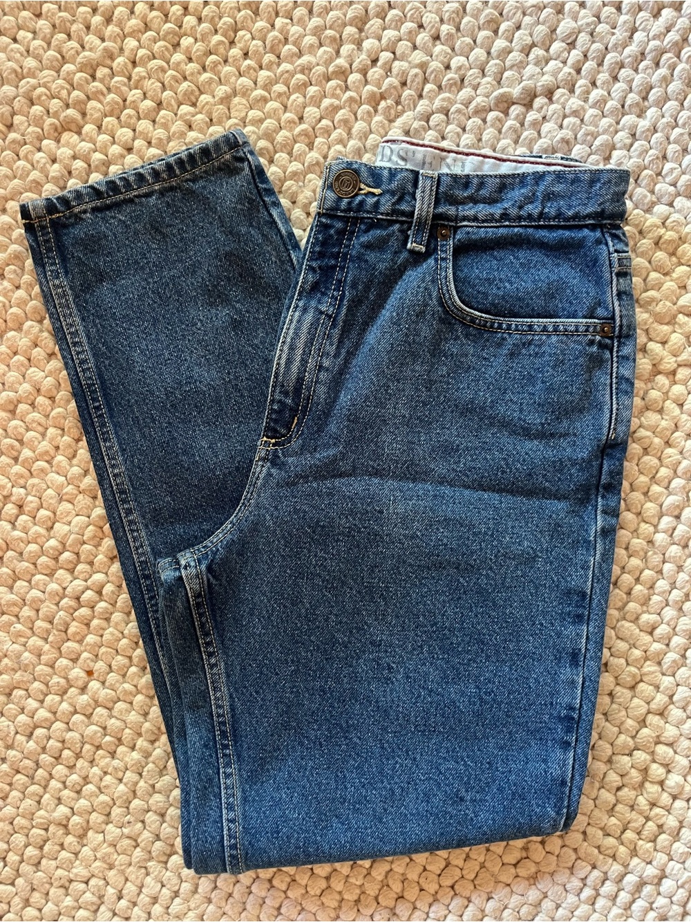 Vintage Lands End Blue Denim Jeans